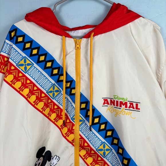 Disney Animal Kingdom Windbreaker Jacket with Red Hood Fichwa! - Picture 2 of 11